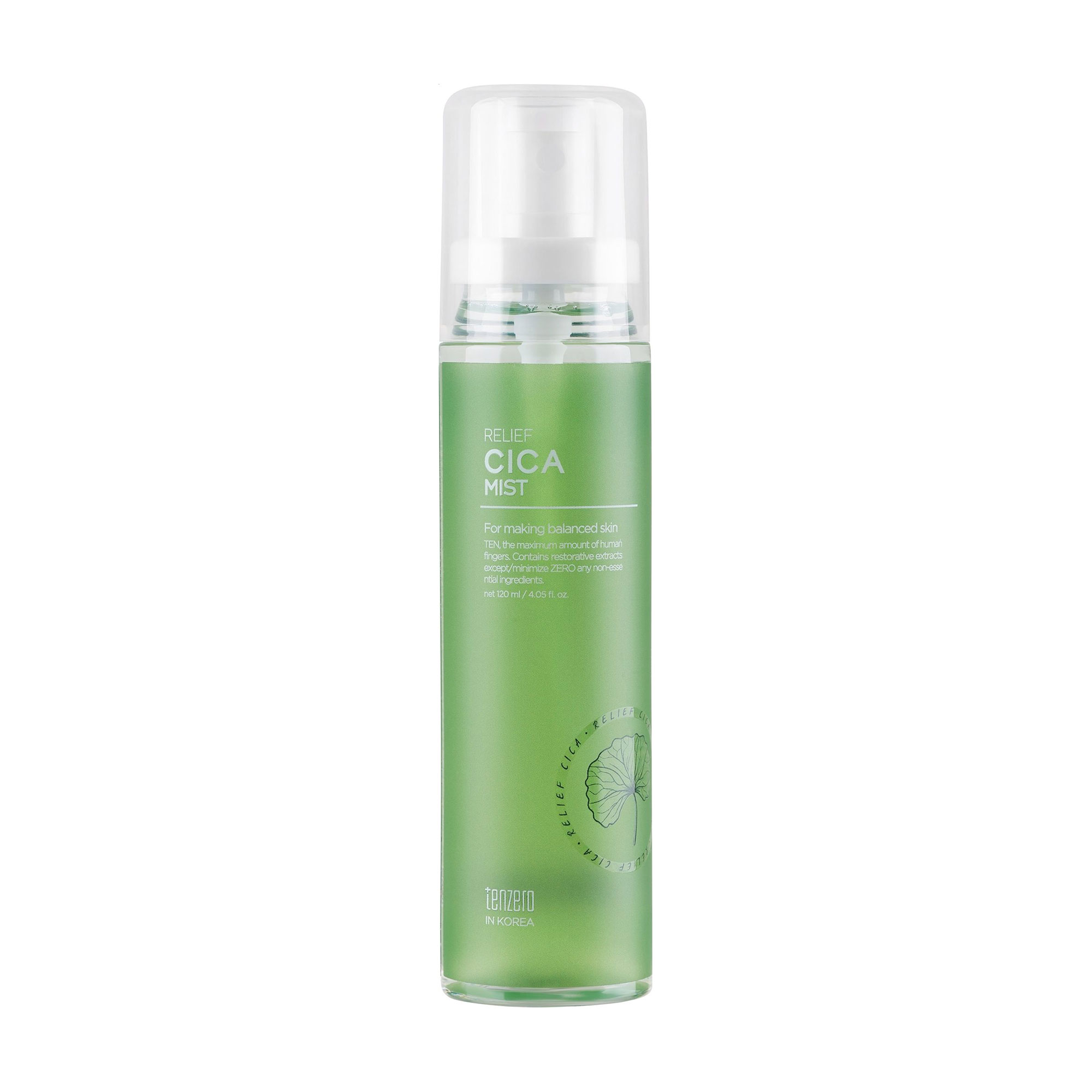 Міст для обличчя Tenzero Relief Cica Mist, 120 мл