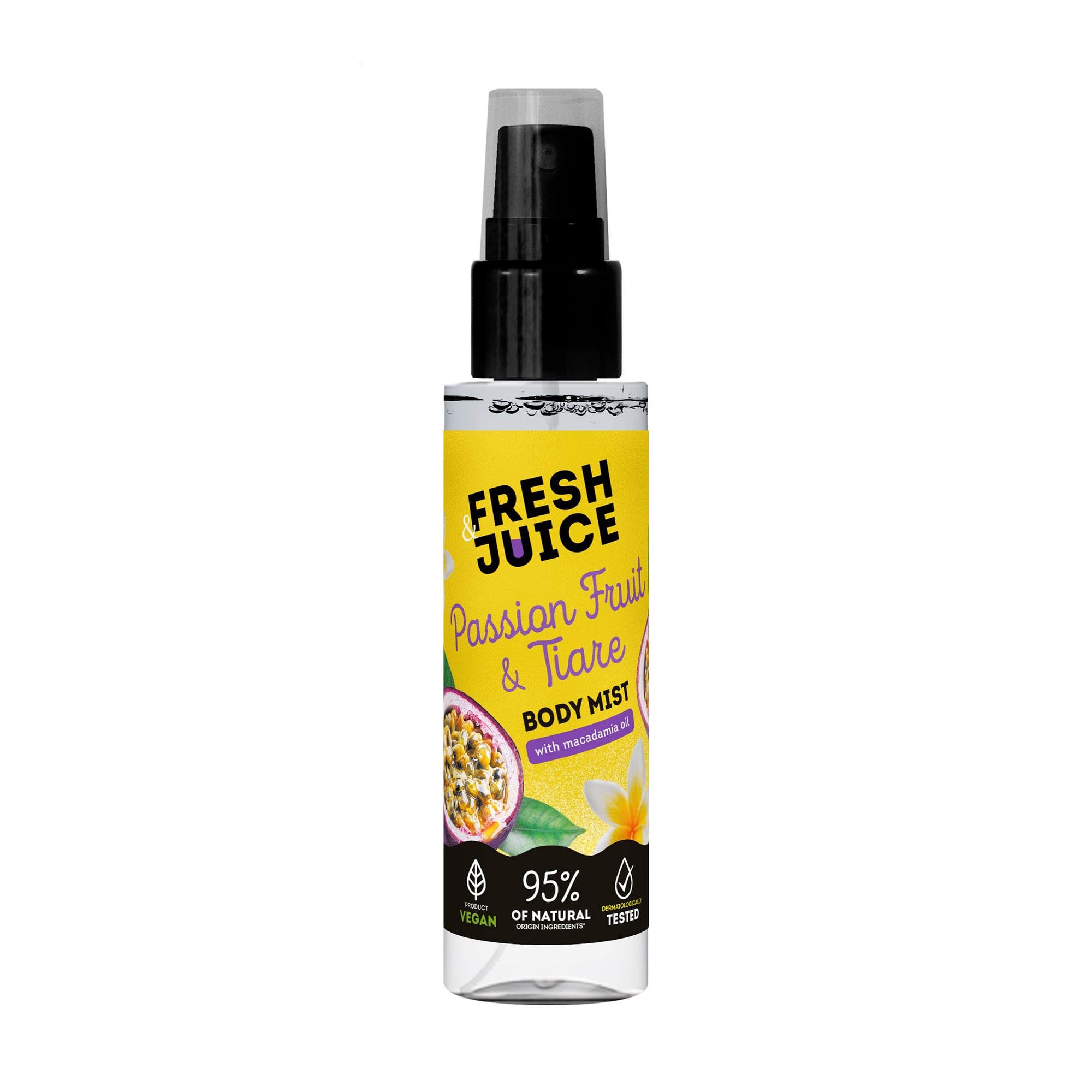 Міст для тіла Fresh Juice Passion Fruit &amp; Tiare Body Mist з олією макадамії, 150 мл