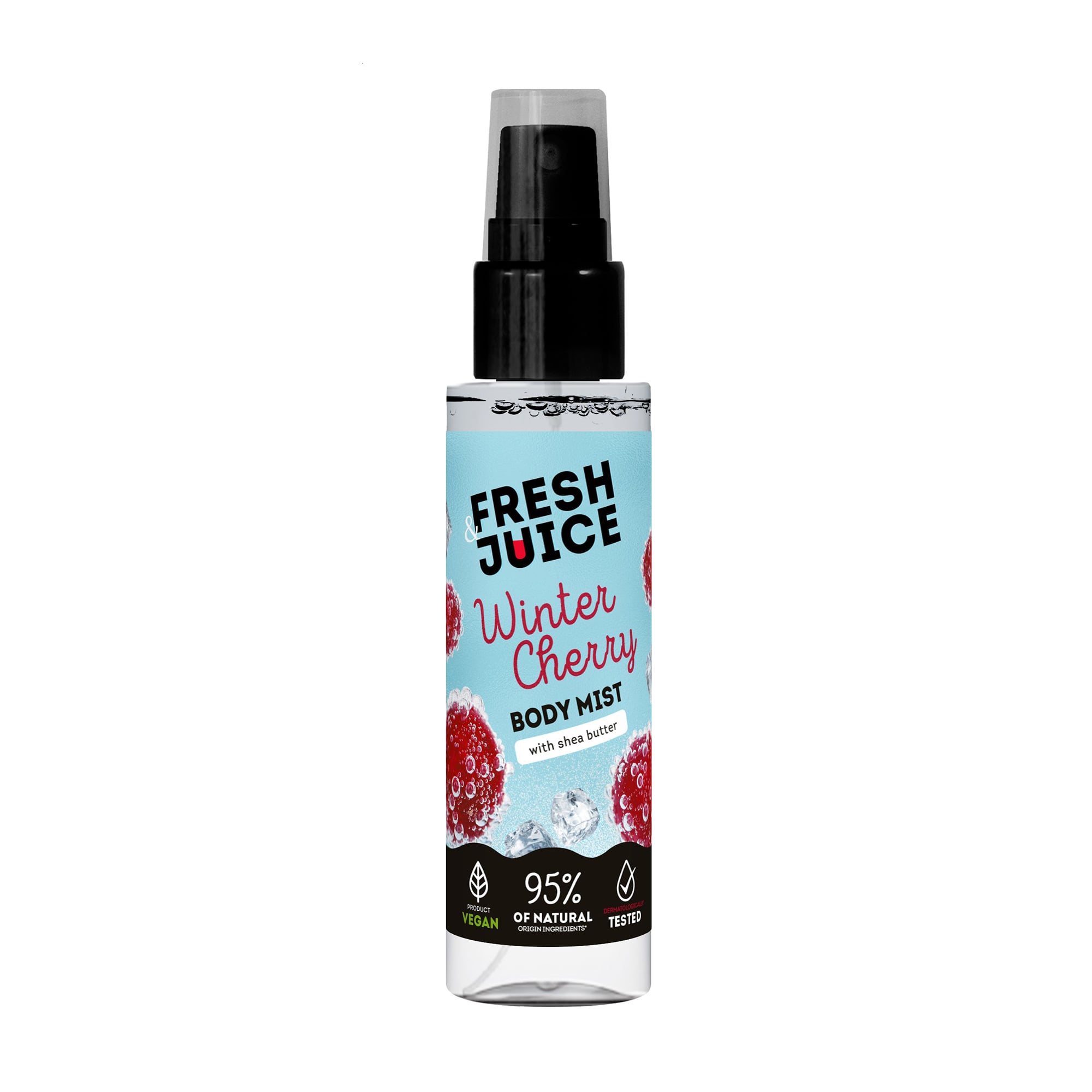 Міст для тіла Fresh Juice Winter Cherry Body Mist з олією ши, 150 мл