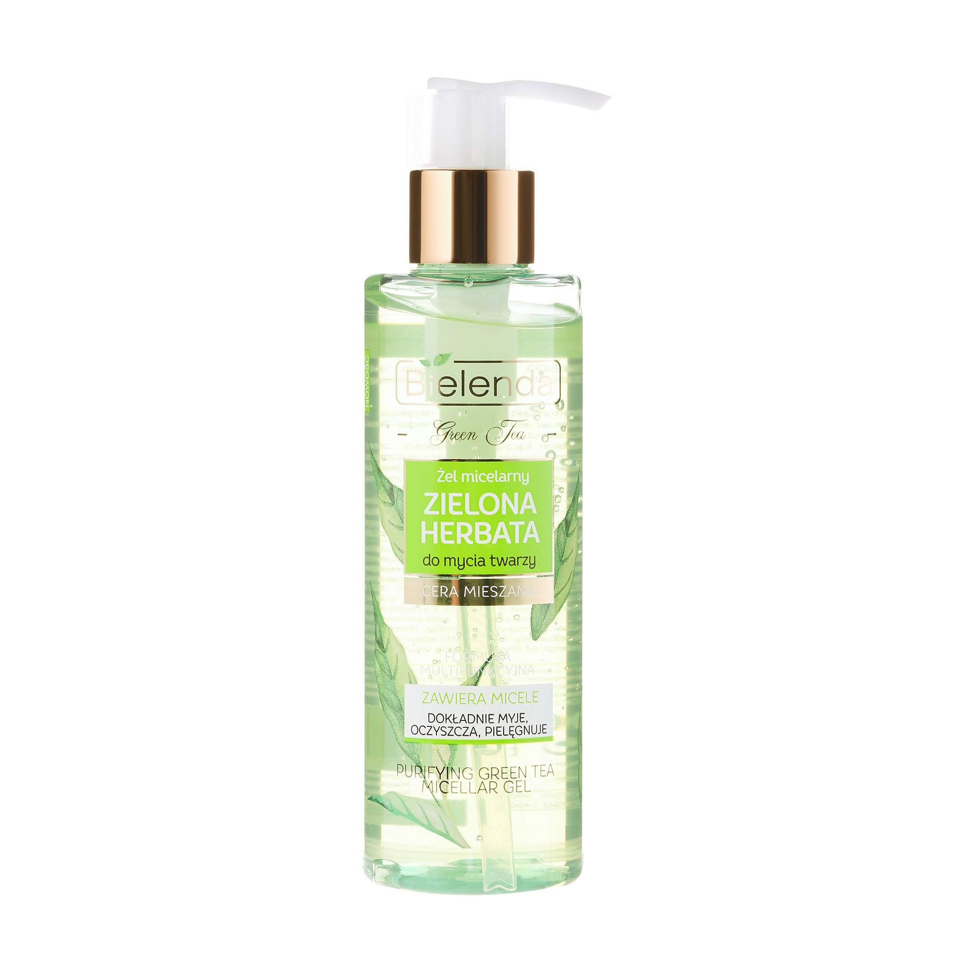 Міцеллярний гель для обличчя Bielenda Green Tea Зелений чай, 200 г