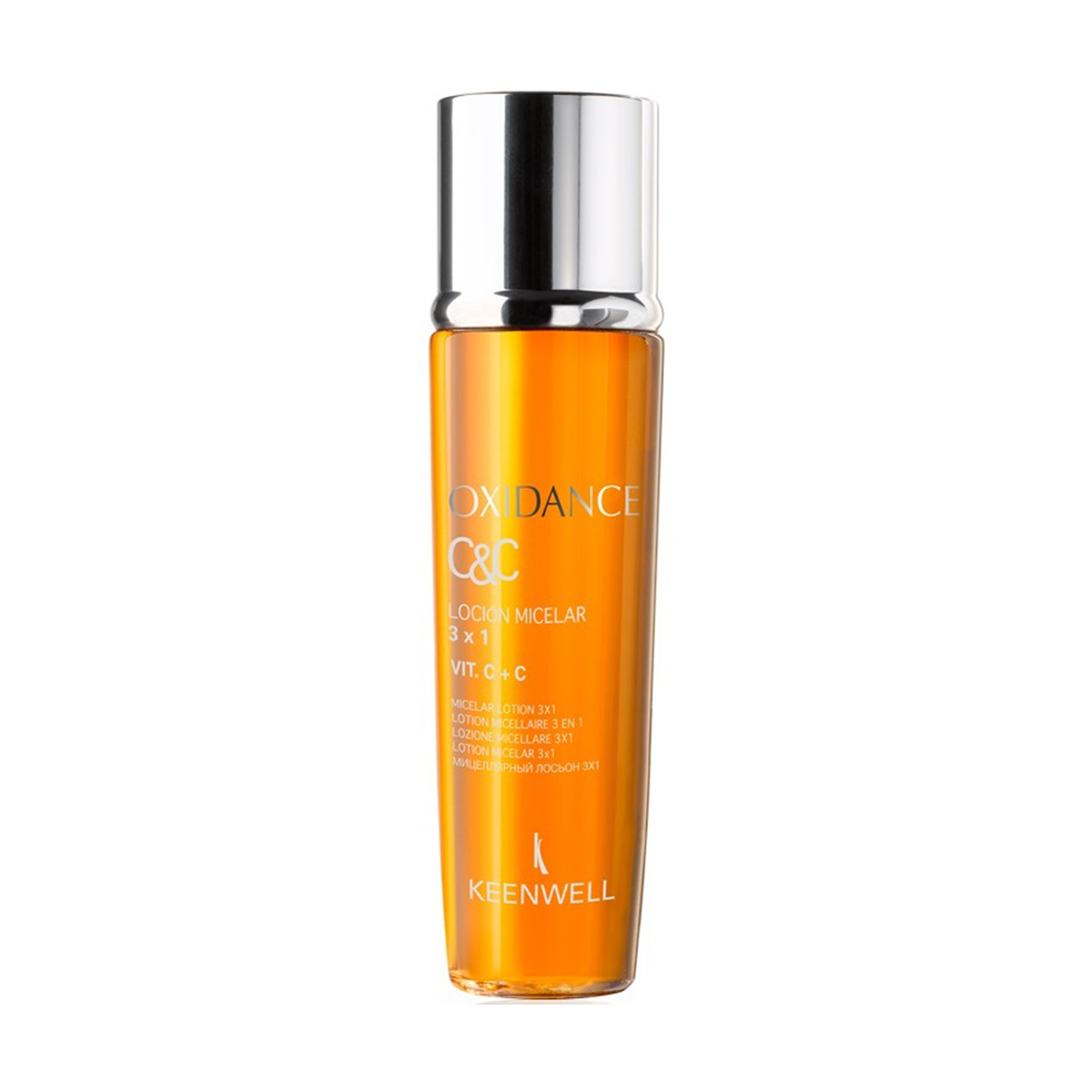 Міцеллярний лосьйон для обличчя Keenwell Oxidance Micelar Lotion 3*1 з вітамінами С+С, 200 мл