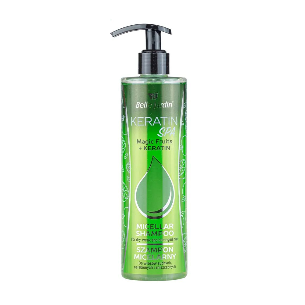 Міцеллярний шампунь Belle Jardin Keratin SPA Magic Fruits Shampoo для сухого та пошкодженого волосся, 400 мл