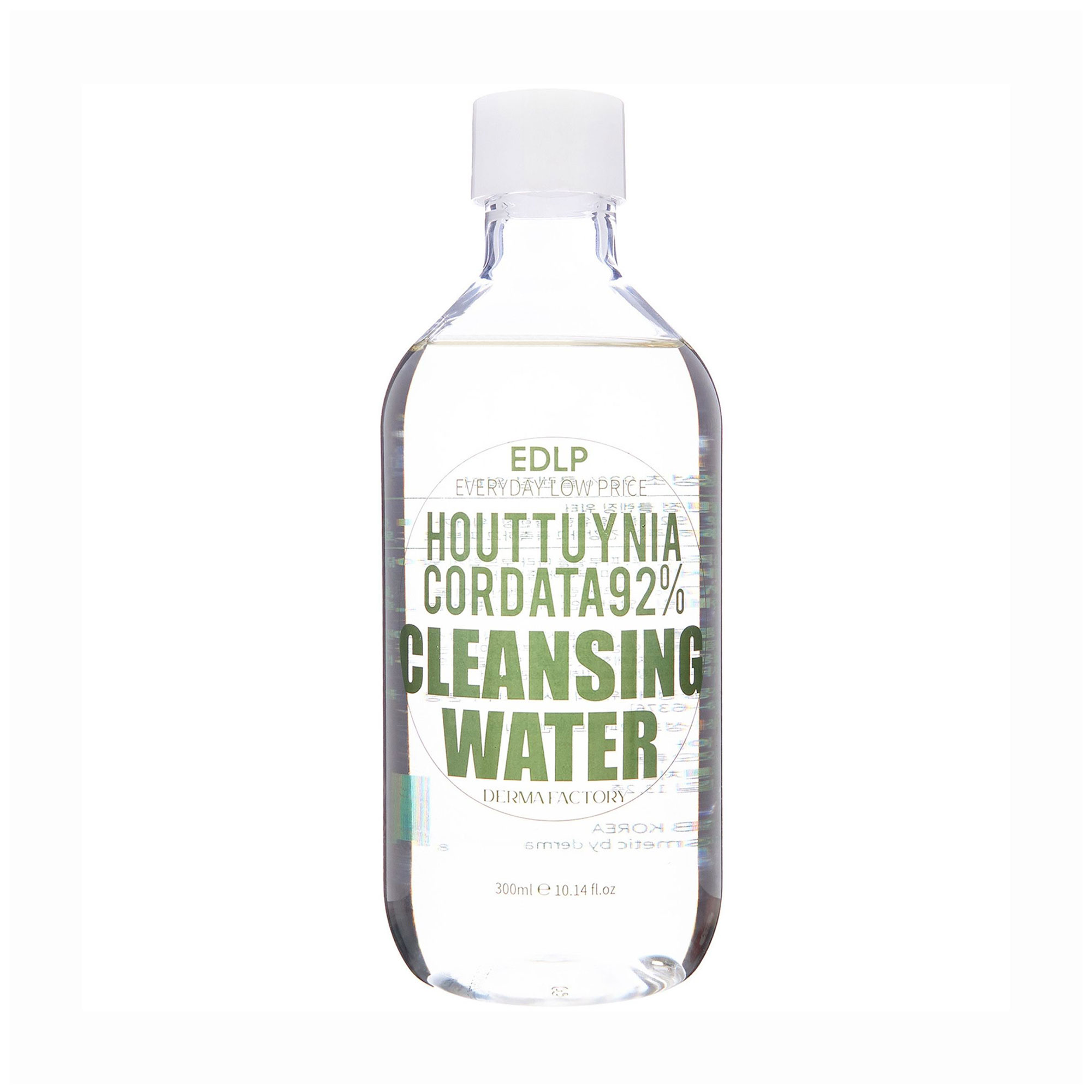 Міцелярна вода Derma Factory EDLP Houttuynia Cordata 92% Cleansing Water з екстрактом квітки хауттюйнії, 300 мл
