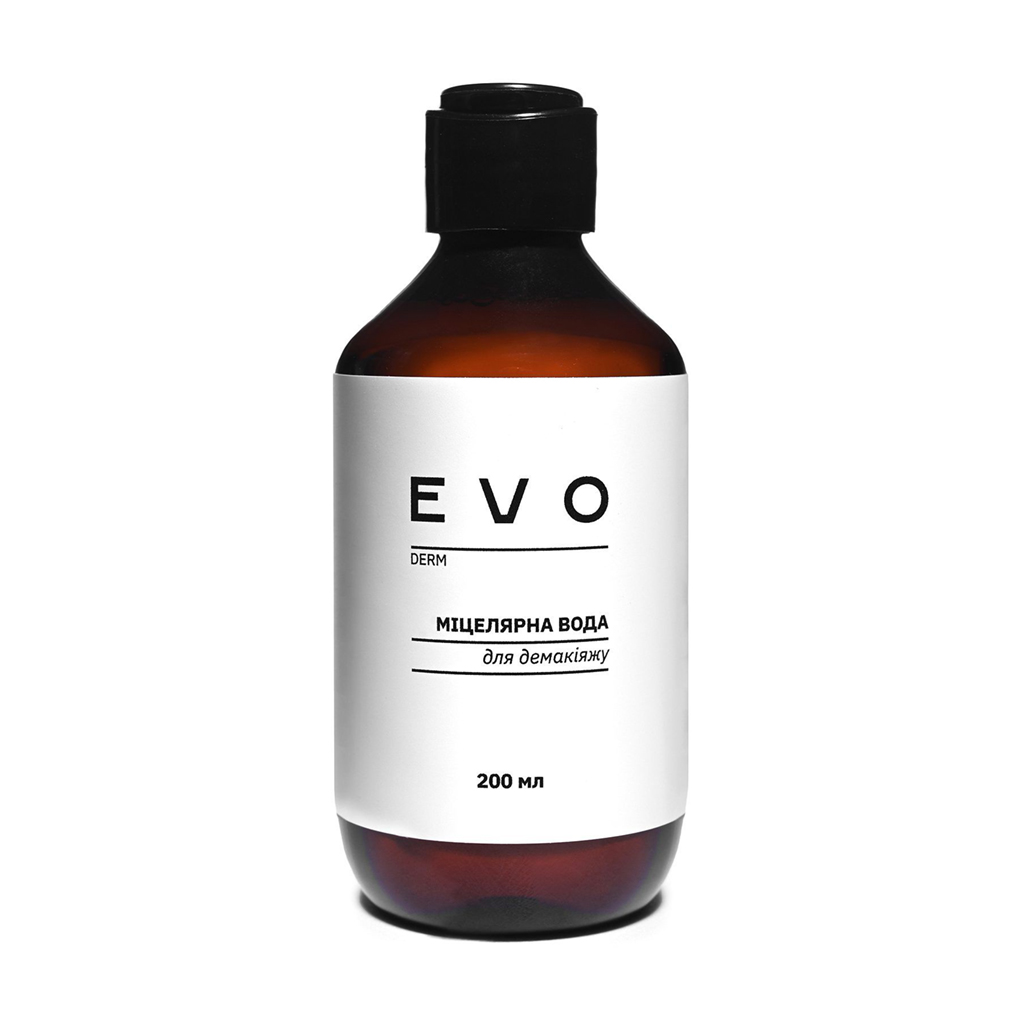 Міцелярна вода для демакіяжу EVO derm, 200 мл