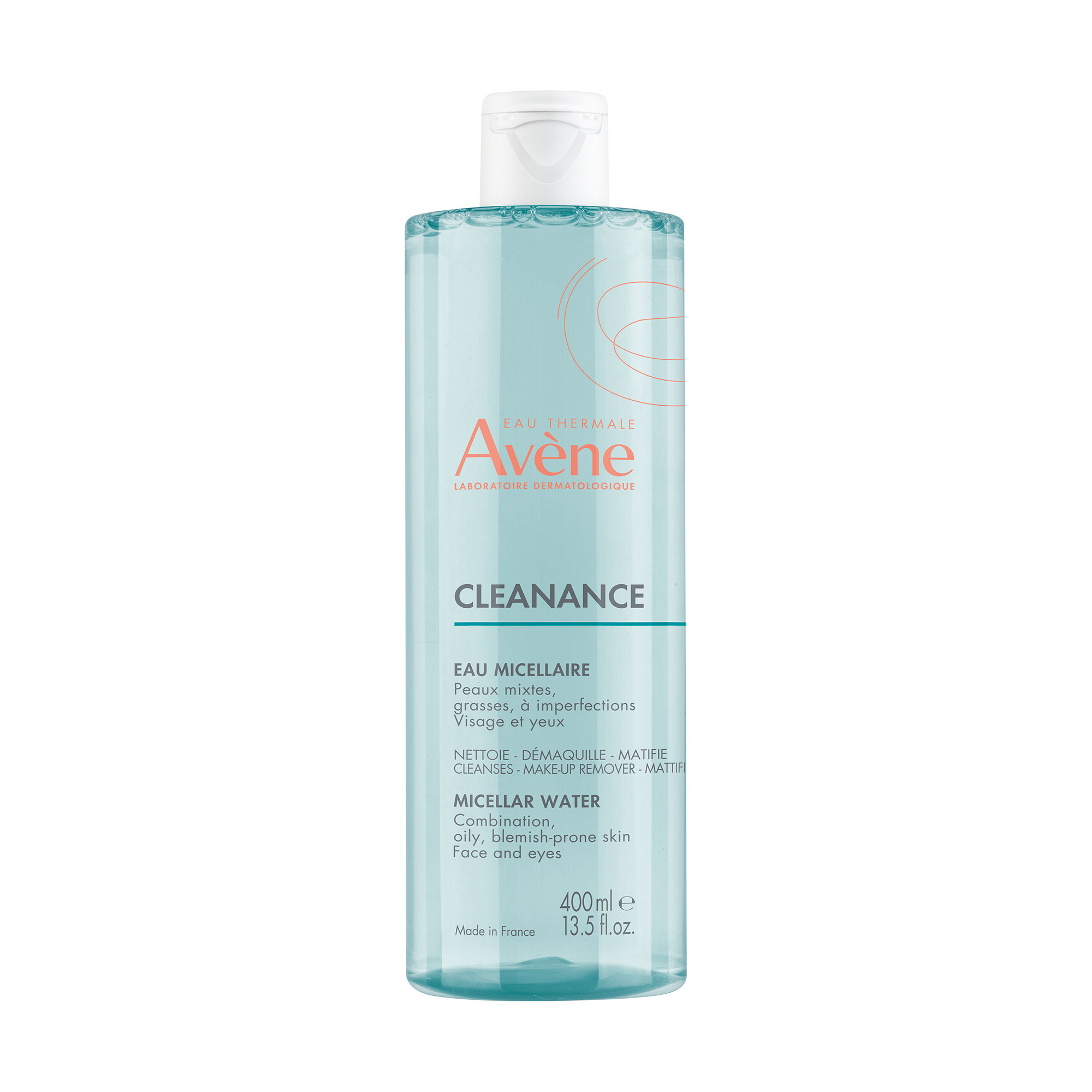 Міцелярна вода для обличчя Avene Eau Thermale Cleanance Micellar Water, 400 мл