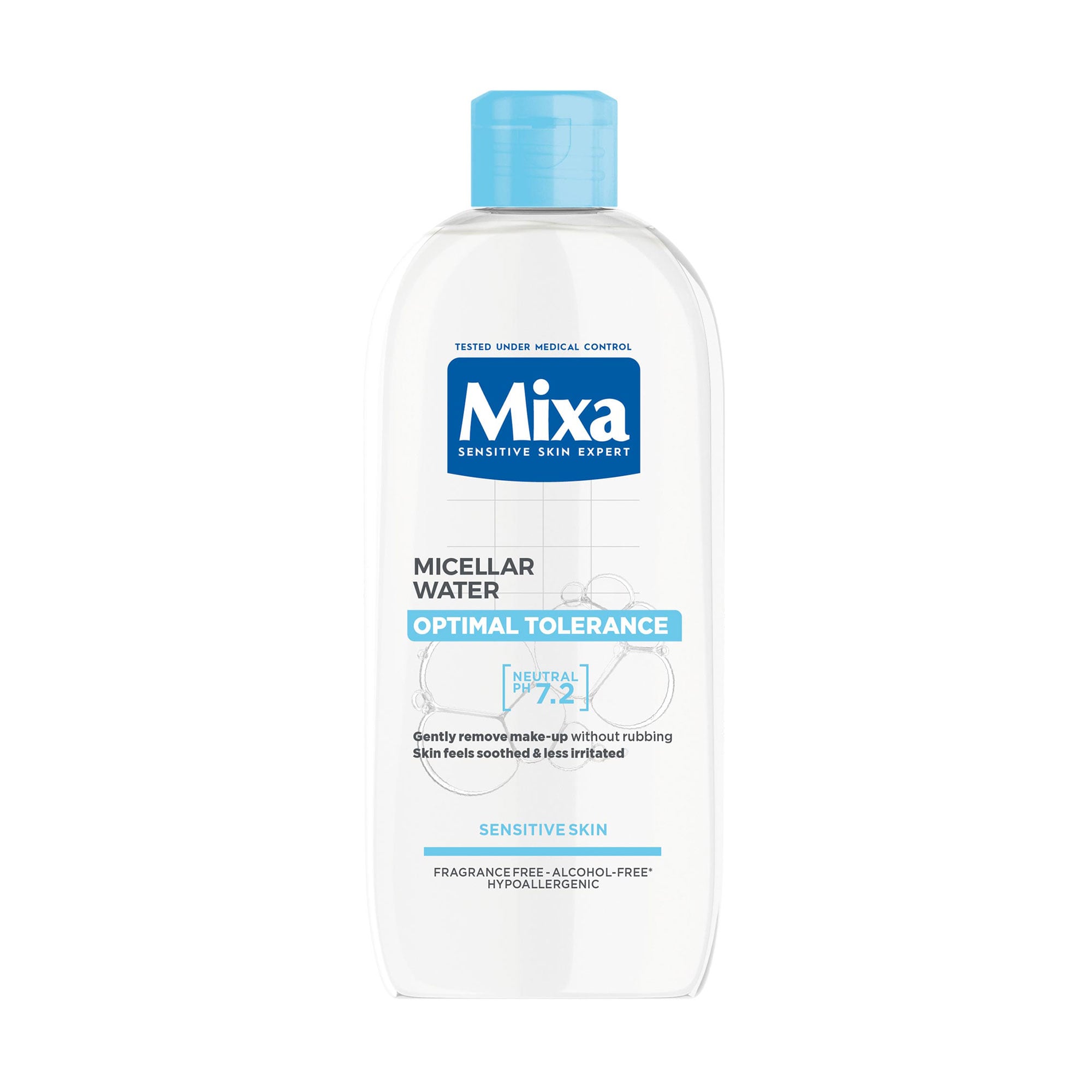 Міцелярна вода для обличчя Mixa Optimal Tolerance для чутливої шкіри, 400 мл