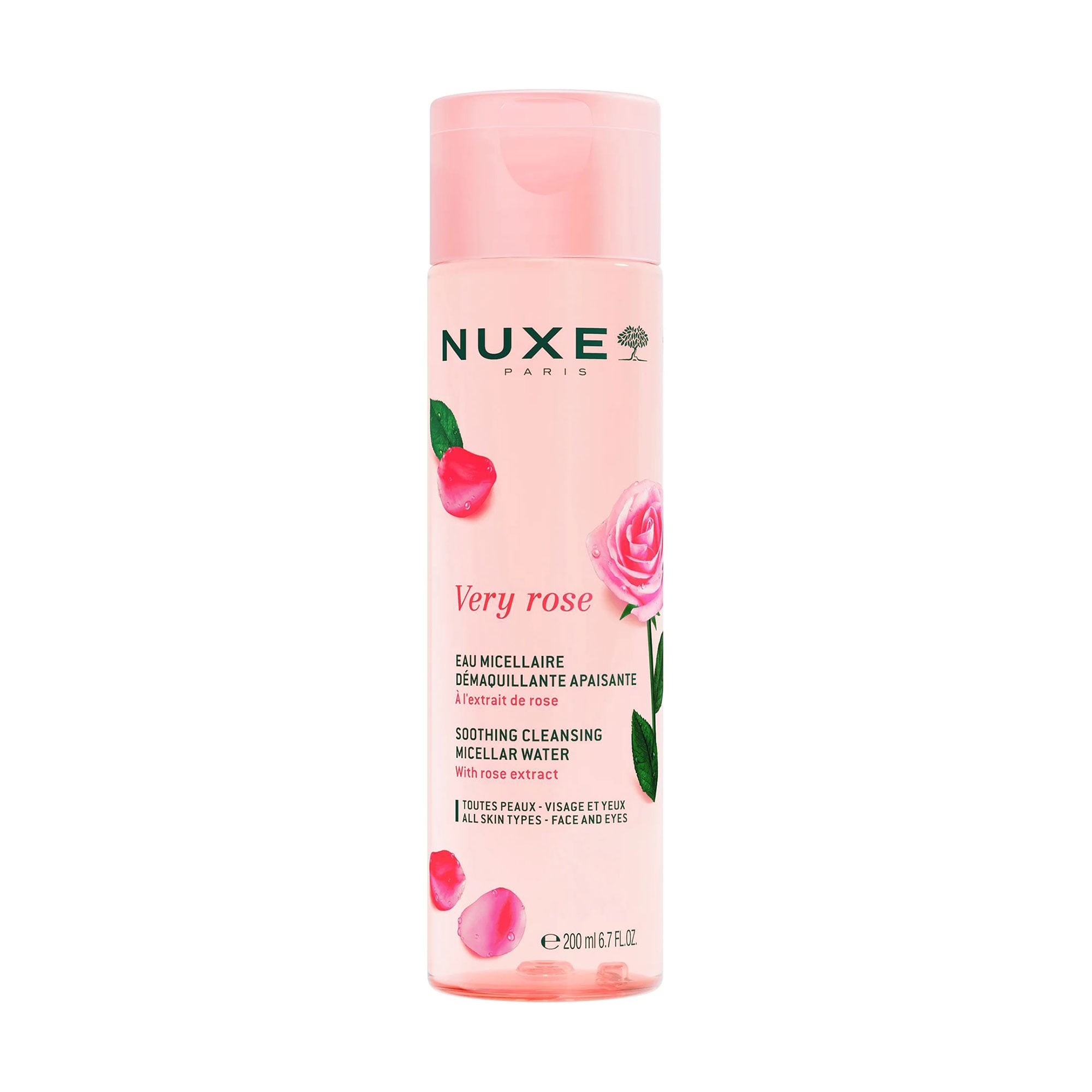 Міцелярна вода для обличчя Nuxe Very Rose, 200 мл
