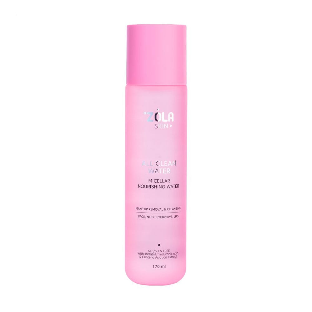 Міцелярна вода для обличчя Zola All Clean Water Micellar Nourishing Water, 170 мл