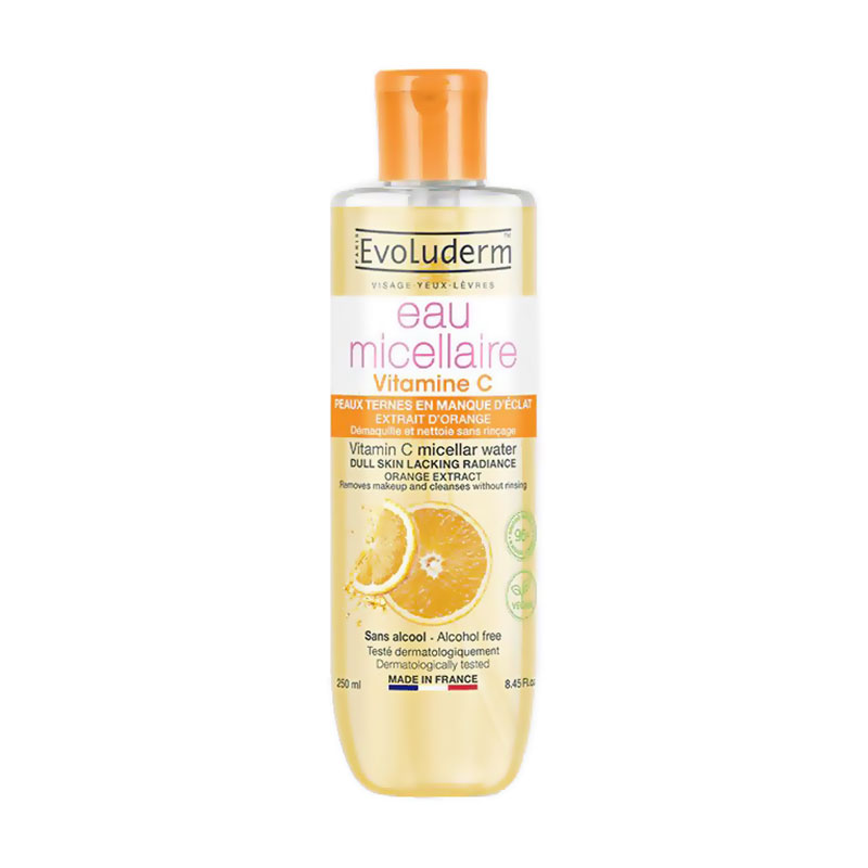 Міцелярна вода для зняття макіяжу Evoluderm Vitamin C Micellar Water з вітаміном C, 250 мл