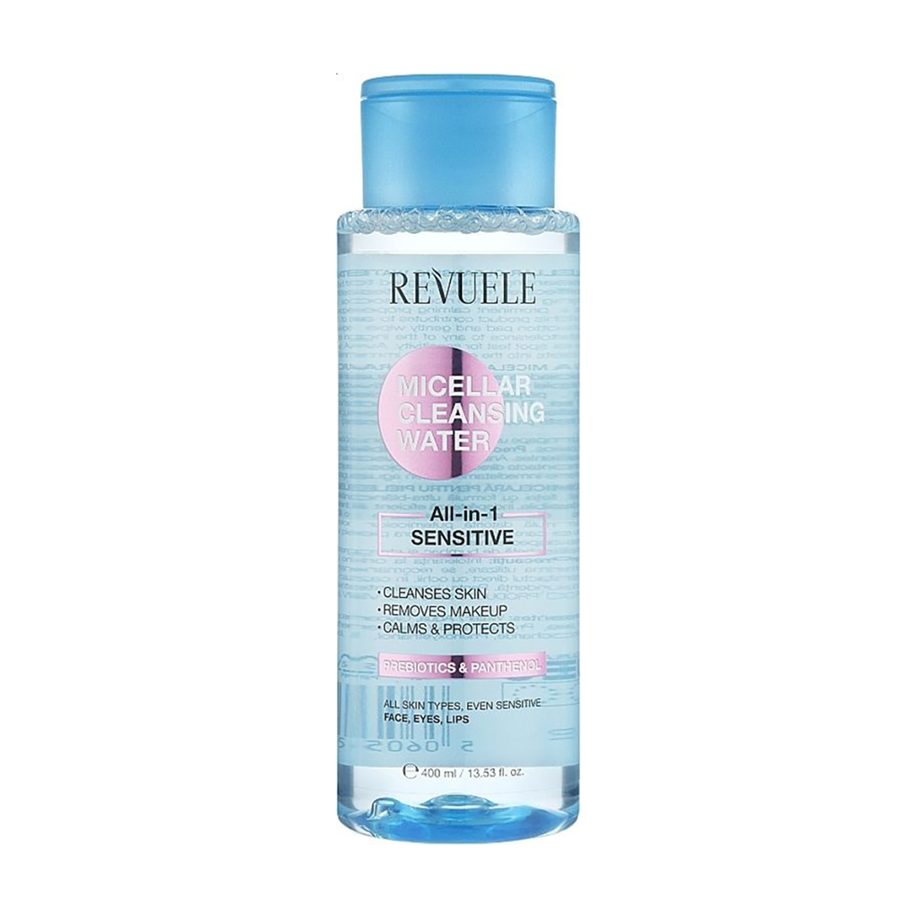 Міцелярна вода Revuele Micellar Cleansing Water All-In-1 Sensitiv для чутливої шкіри, 400 мл