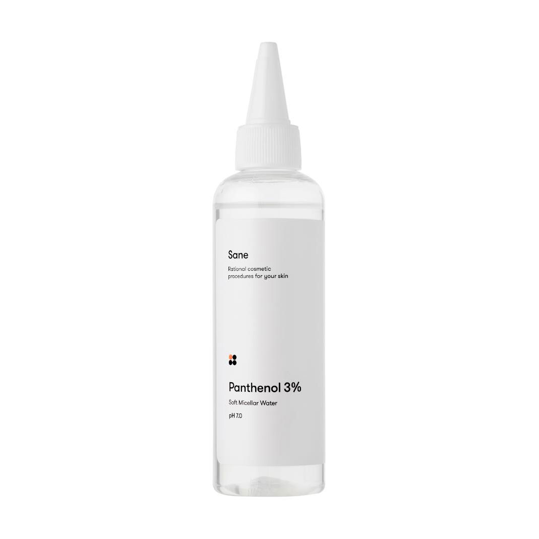 Міцелярна вода Sane Soft Micellar Water Panthenol 3% для чутливої шкіри з пантенолом, 100 мл