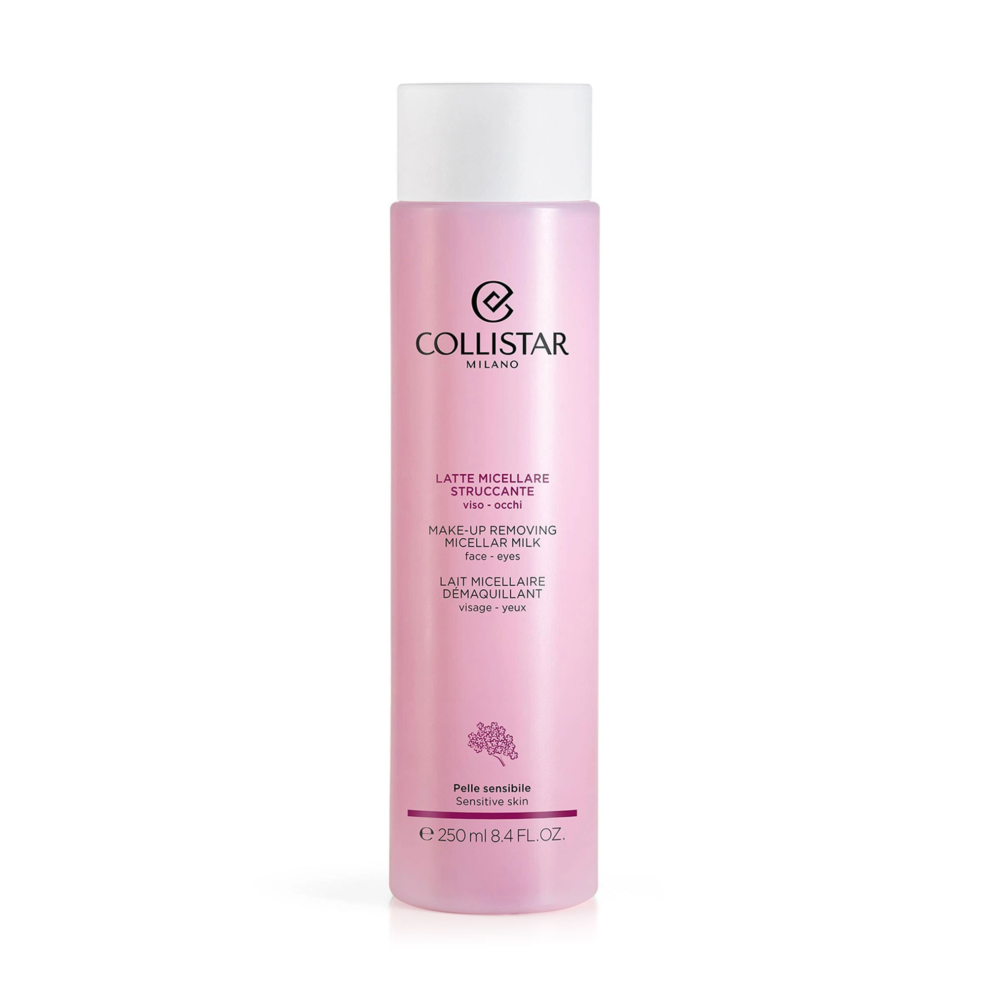 Міцелярне молочко для зняття макіяжу з очей та губ Collistar Make-Up Removing Micellar Milk для чутливої шкіри, 250 мл