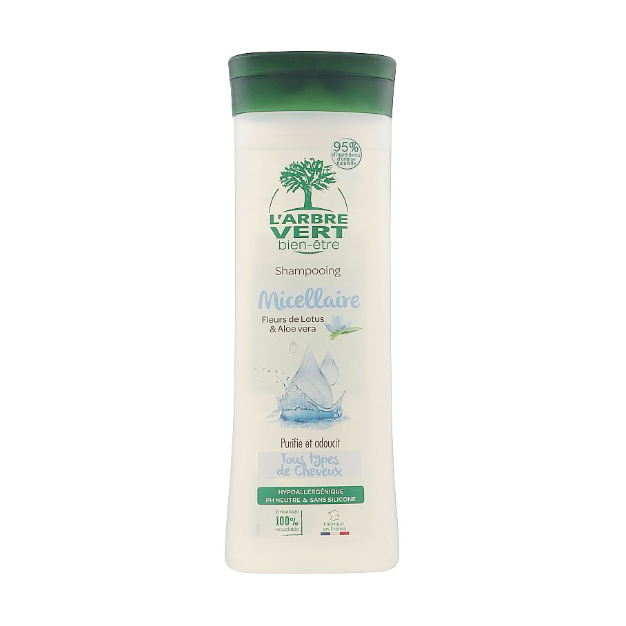 Міцелярний шампунь для волосся L'Arbre Vert Micellar Shampoo, 250 мл
