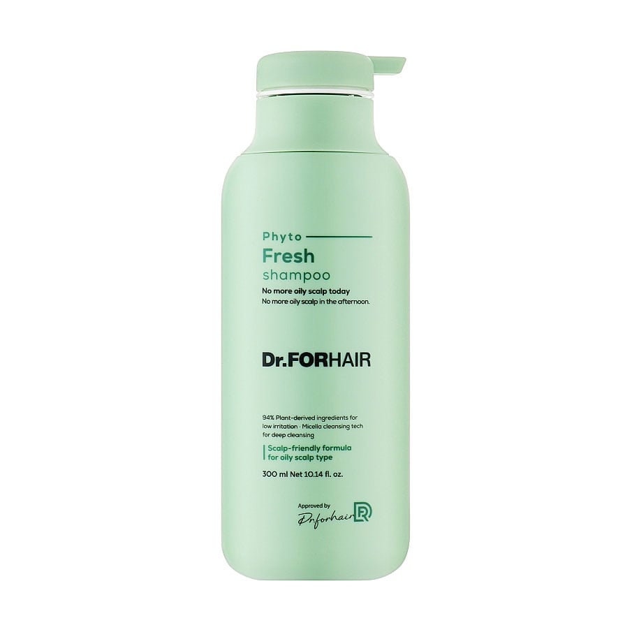 Міцелярний шампунь Dr.FORHAIR Phyto Fresh Shampoo для жирної шкіри голови, 300 мл