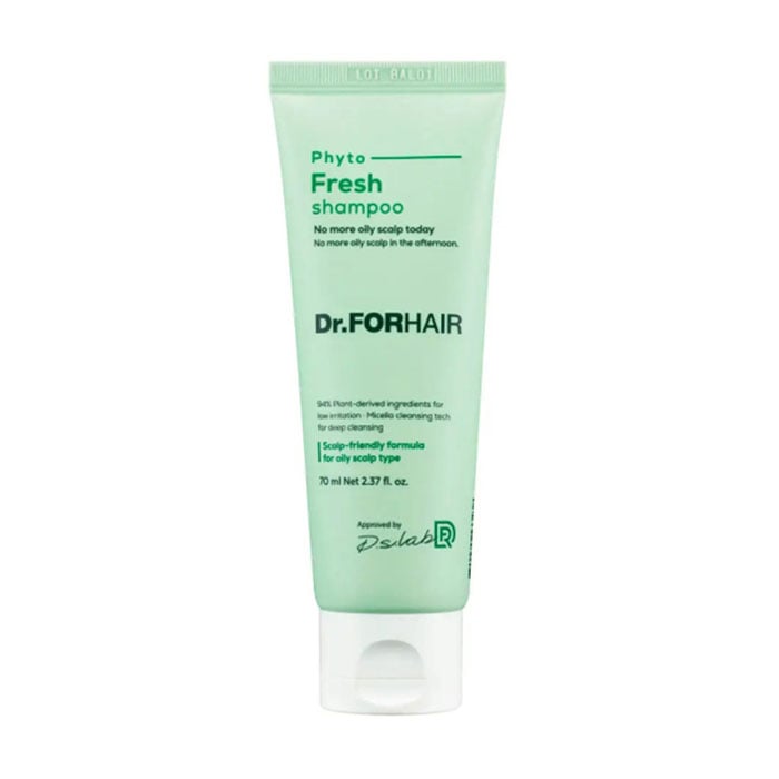 Міцелярний шампунь Dr.FORHAIR Phyto Fresh Shampoo для жирної шкіри голови, 70 мл