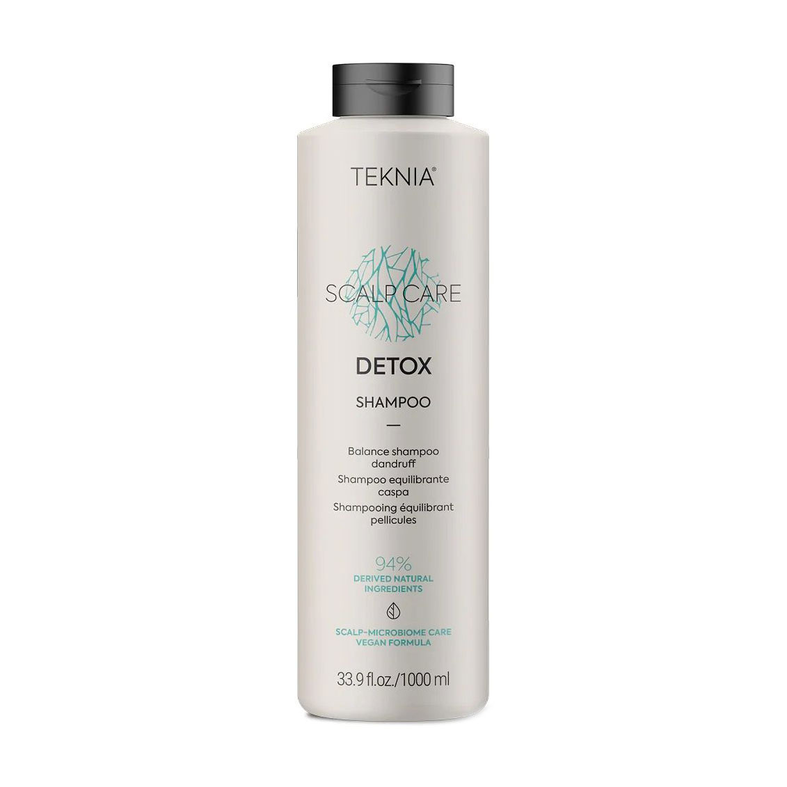 Міцелярний шампунь проти сухої та жирної лупи Lakme Teknia Scalp Care Detox Shampoo, 1 л