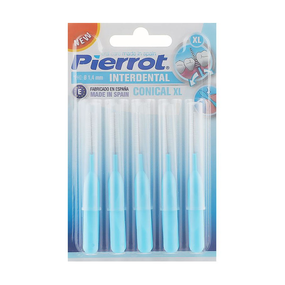 Міжзубні йоржики Pierrot Interdental Conical XL, 1.4 мм, 5 шт
