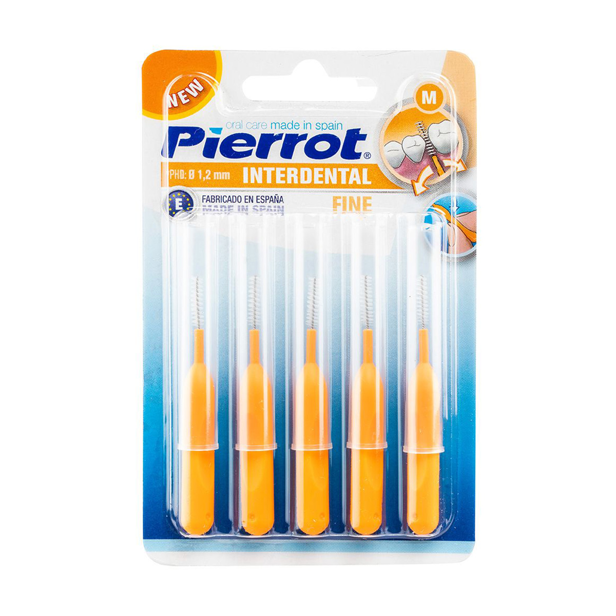 Міжзубні йоржики Pierrot Interdental Fine 1.2 мм, 5 шт