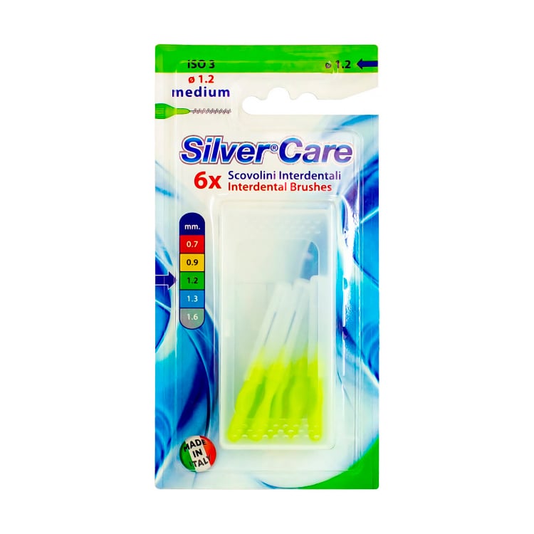 Міжзубні йоржики Silver Care середні, 6 шт