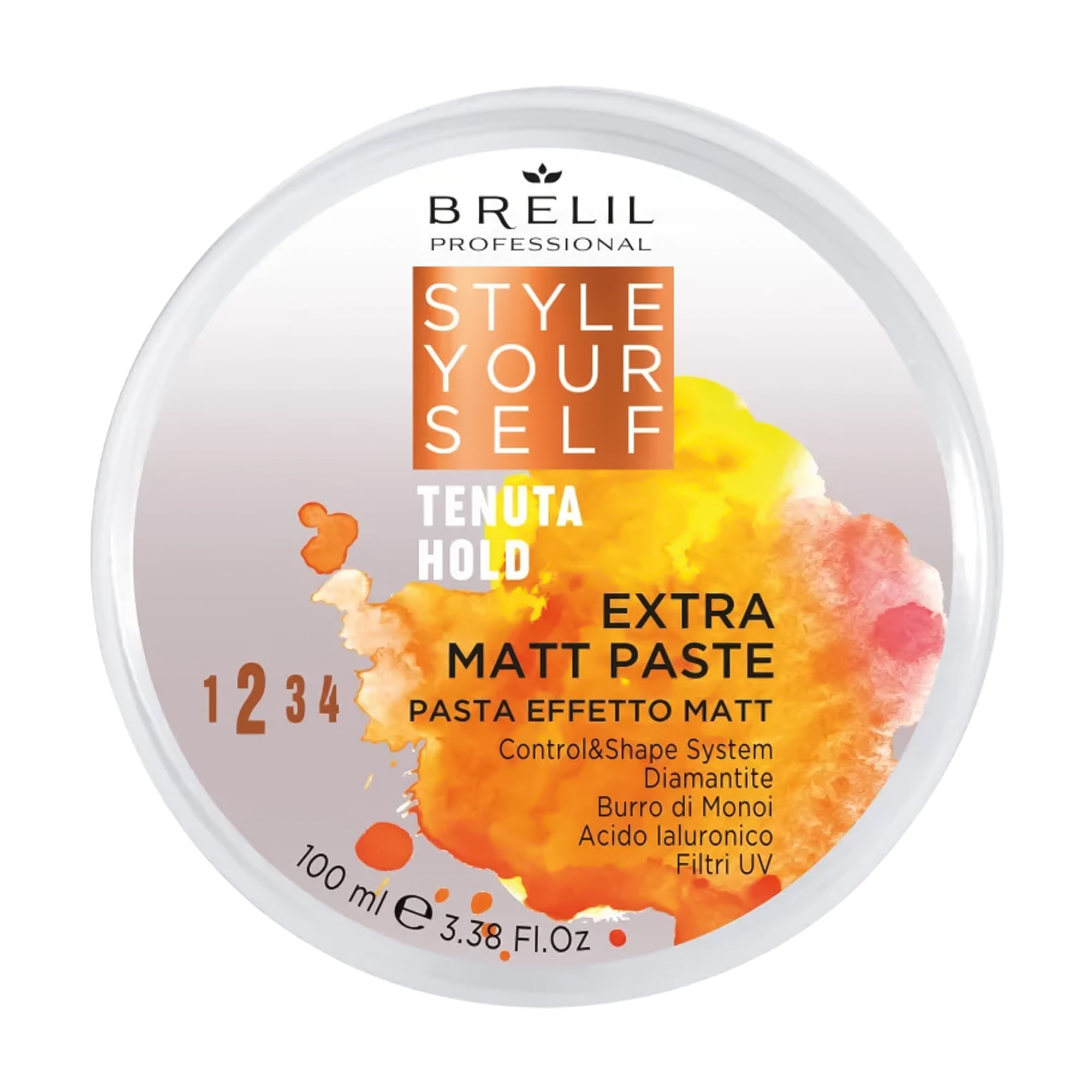 Моделювальна паста для укладання волосся Brelil Style Yourself Hold Extra Matt Paste з матовим ефектом, 100 мл