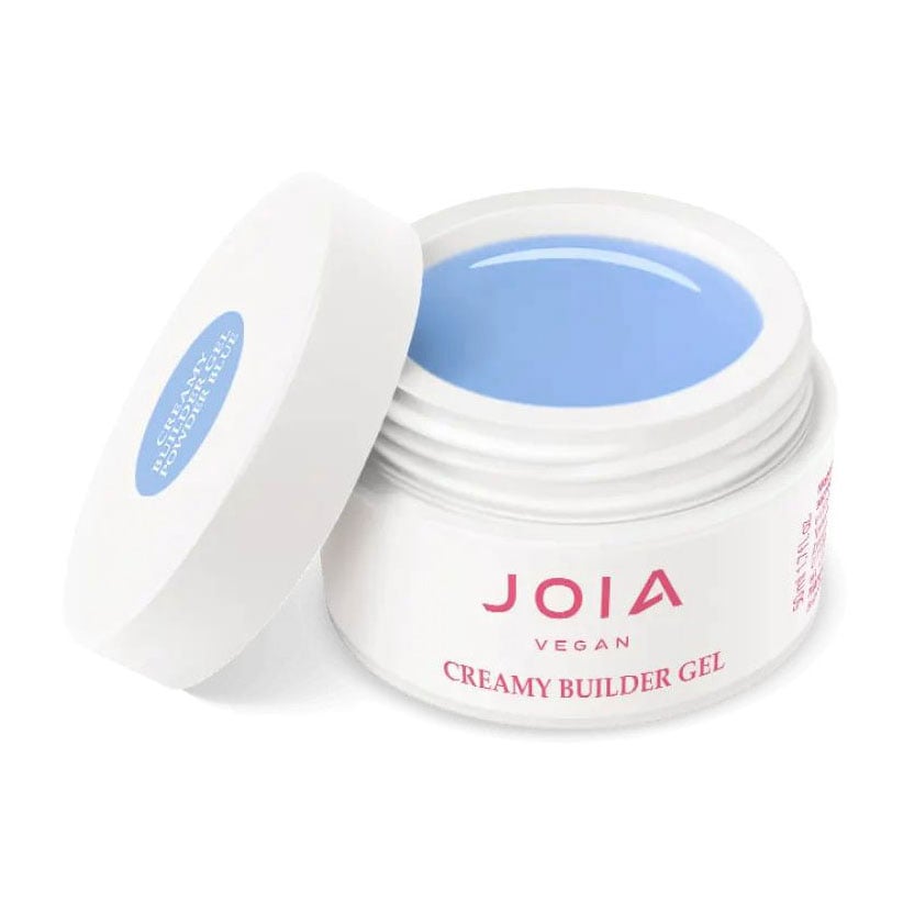 Моделювальний гель для нігтів JOIA vegan Creamy Builder Gel 008 Powder Blue, 50 мл