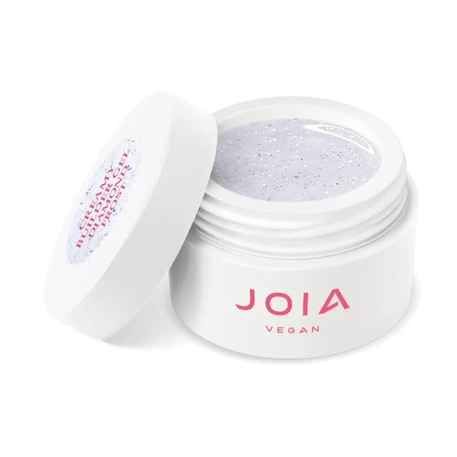 Моделювальний гель для нігтів JOIA vegan Creamy Builder Gel 017 Diamond Frost, 15 мл