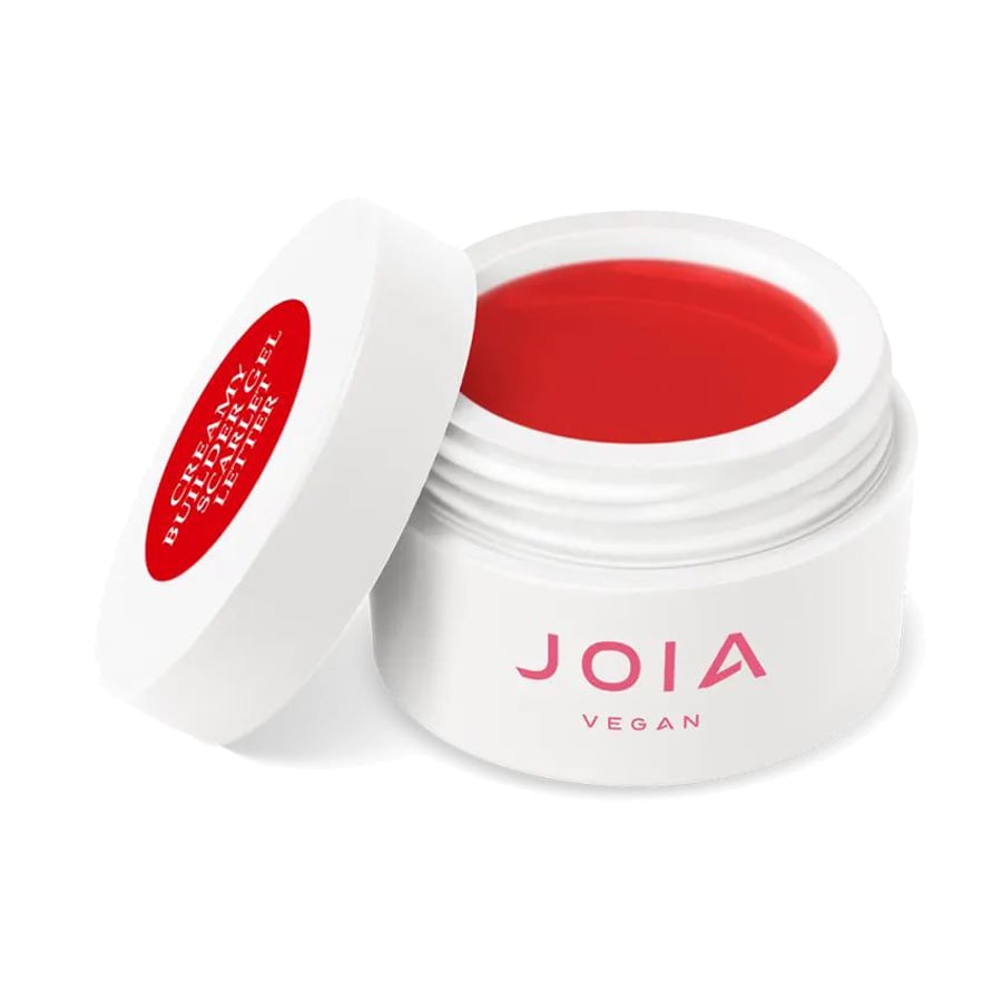 Моделювальний гель для нігтів JOIA vegan Creamy Builder Gel 012 Scarlet Letter, 15 мл