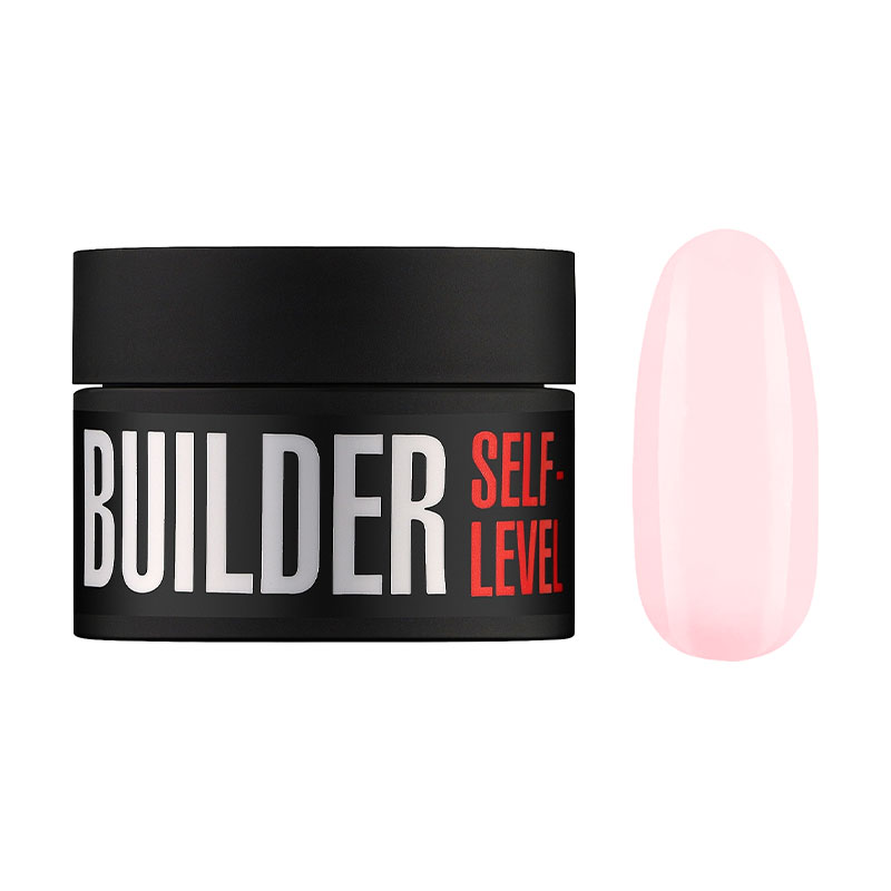Моделювальний самовирівнювальний гель для нігтів Kodi Professional Builder Self-Level Gel, Misty Rose, 30 г