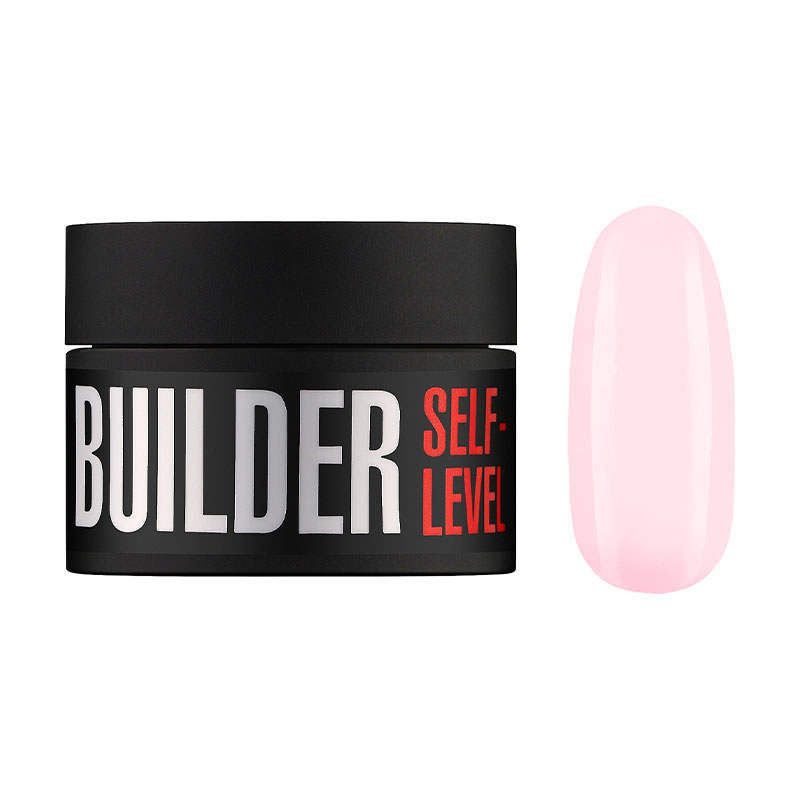 Моделювальний самовирівнювальний гель для нігтів Kodi Professional Builder Self-Level Gel, Sandy Rose, 30 г