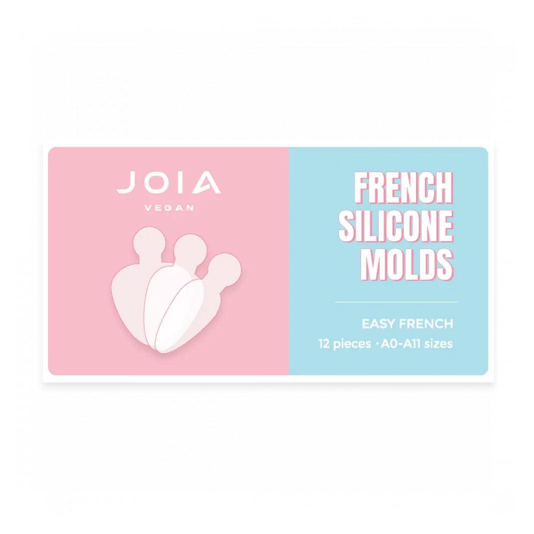 Молди-трафарети для французького манікюру JOIA vegan French Silicone Molds, 12 шт