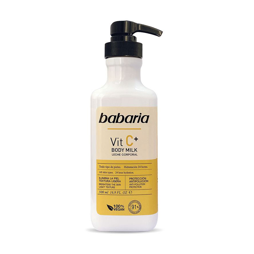 Молочко для тіла Babaria Vit C+ Body Milk з вітаміном С, 500 мл