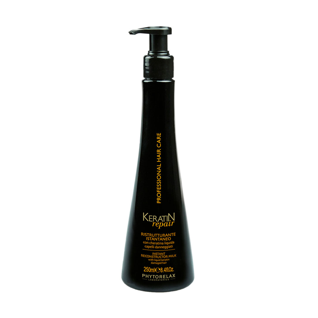 Молочко Phytorelax Laboratories Keratin Repair Instant Reconstruction Milk для миттєвого відновлення волосся, 250 мл
