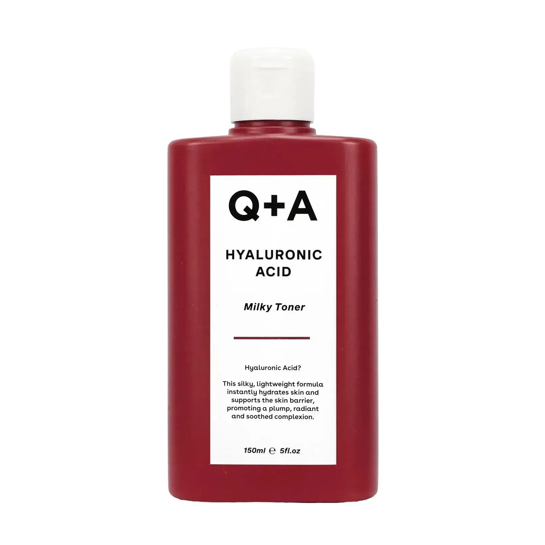 Молочковий тонер для обличчя Q+A Hyaluronic Acid Milky Toner з гіалуроновою кислотою, 150 мл