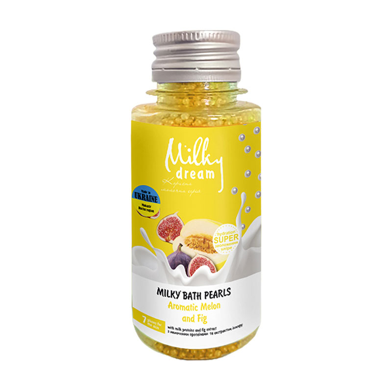 Молочний бісер для ванн Milky Dream Ароматна диня та інжир, 80 г