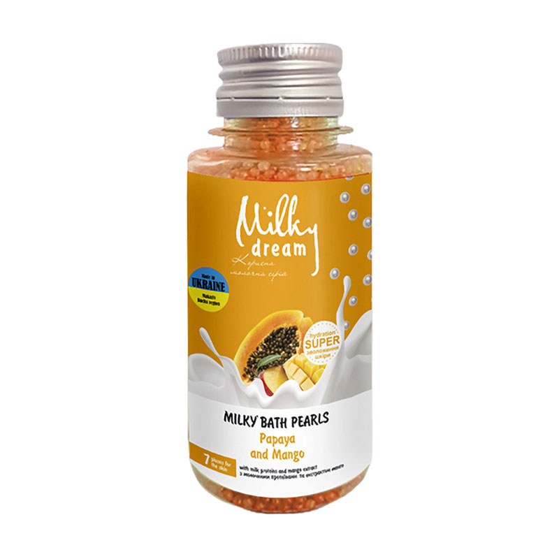 Молочний бісер для ванн Milky Dream Папая і манго, 80 г