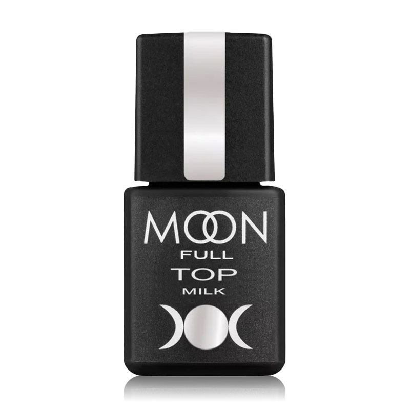Молочний топ для гель-лаку Moon Full Top Milk, 8 мл