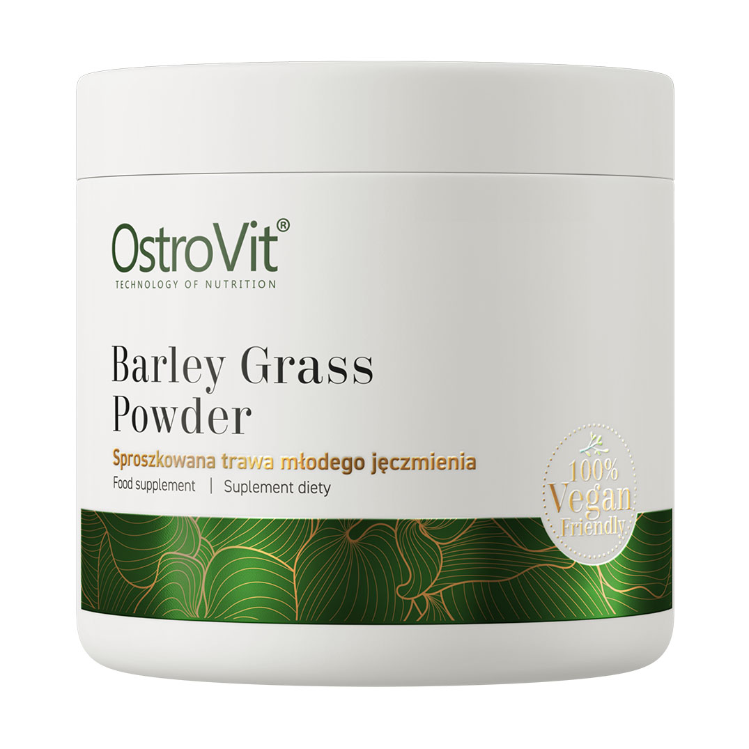 Молода ячмінна трава OstroVit Young Barley Grass, 200 г