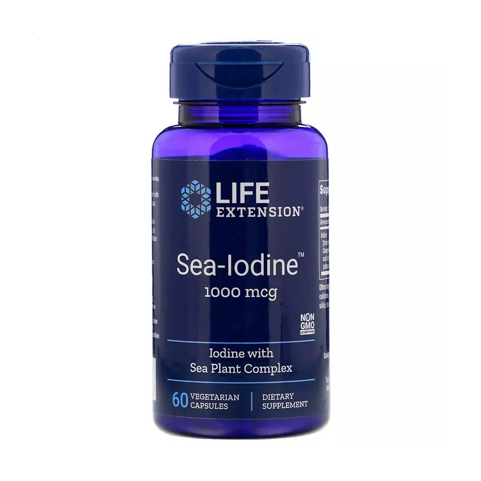 Морський йод Life Extension Sea-Iodine 1000 мкг, 60 капсул