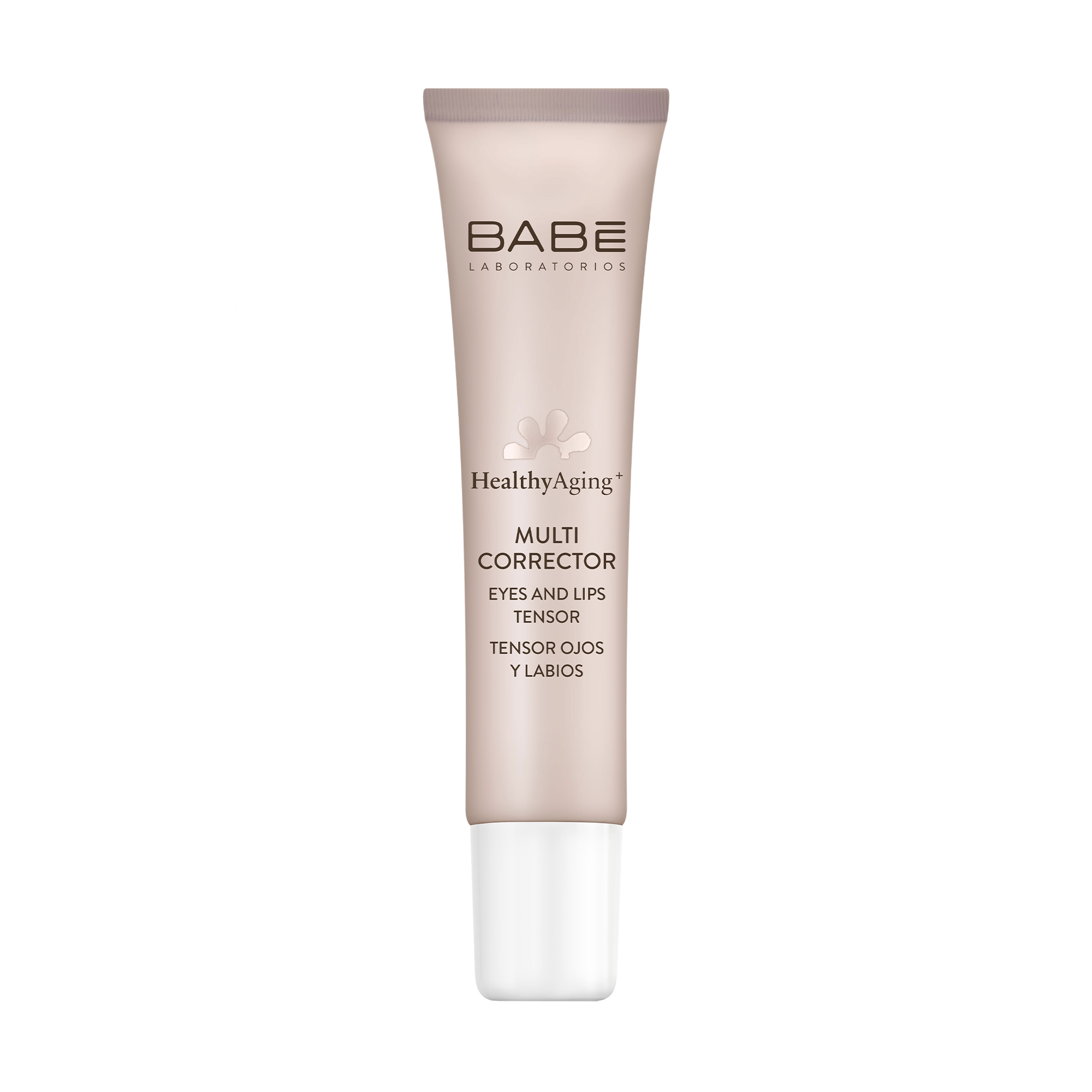 Мультикоректор для шкіри навколо очей та губ BABE Laboratorios Healthy Aging+ Multi Corrector Eyea and Lips Tensor з антивіковим ефектом, 15 мл
