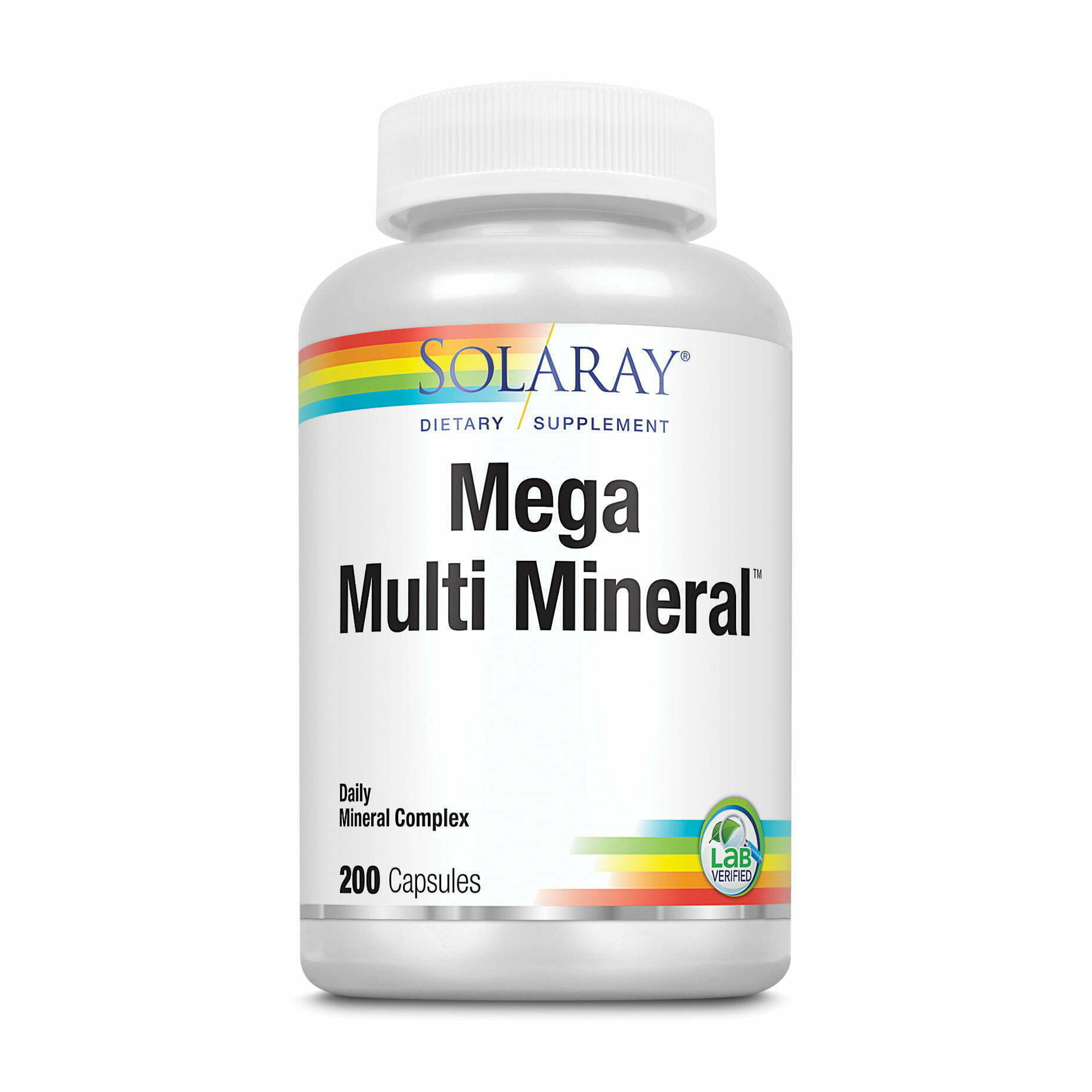 Мультимінеральний комплекс Solaray Mega Multi Mineral, 200 капсул