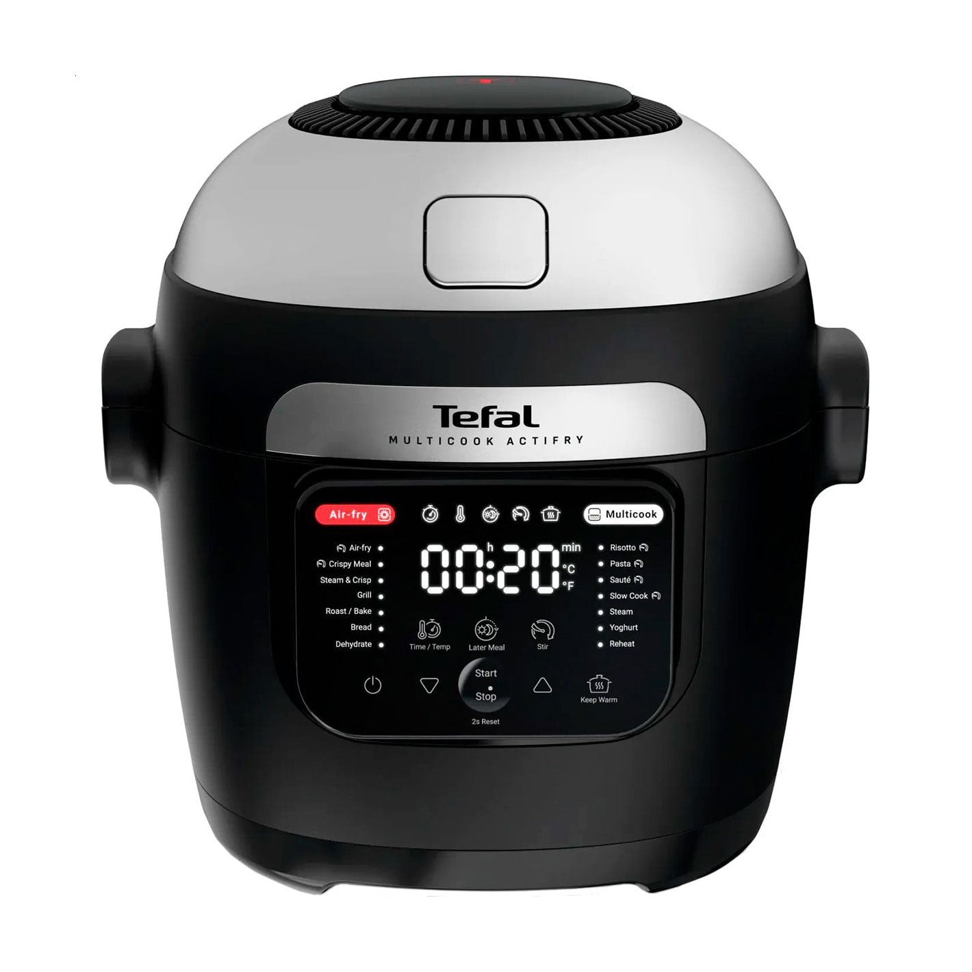 Мультиварка-мультипіч Tefal Multicook Actifry чорна (MY741CF1)