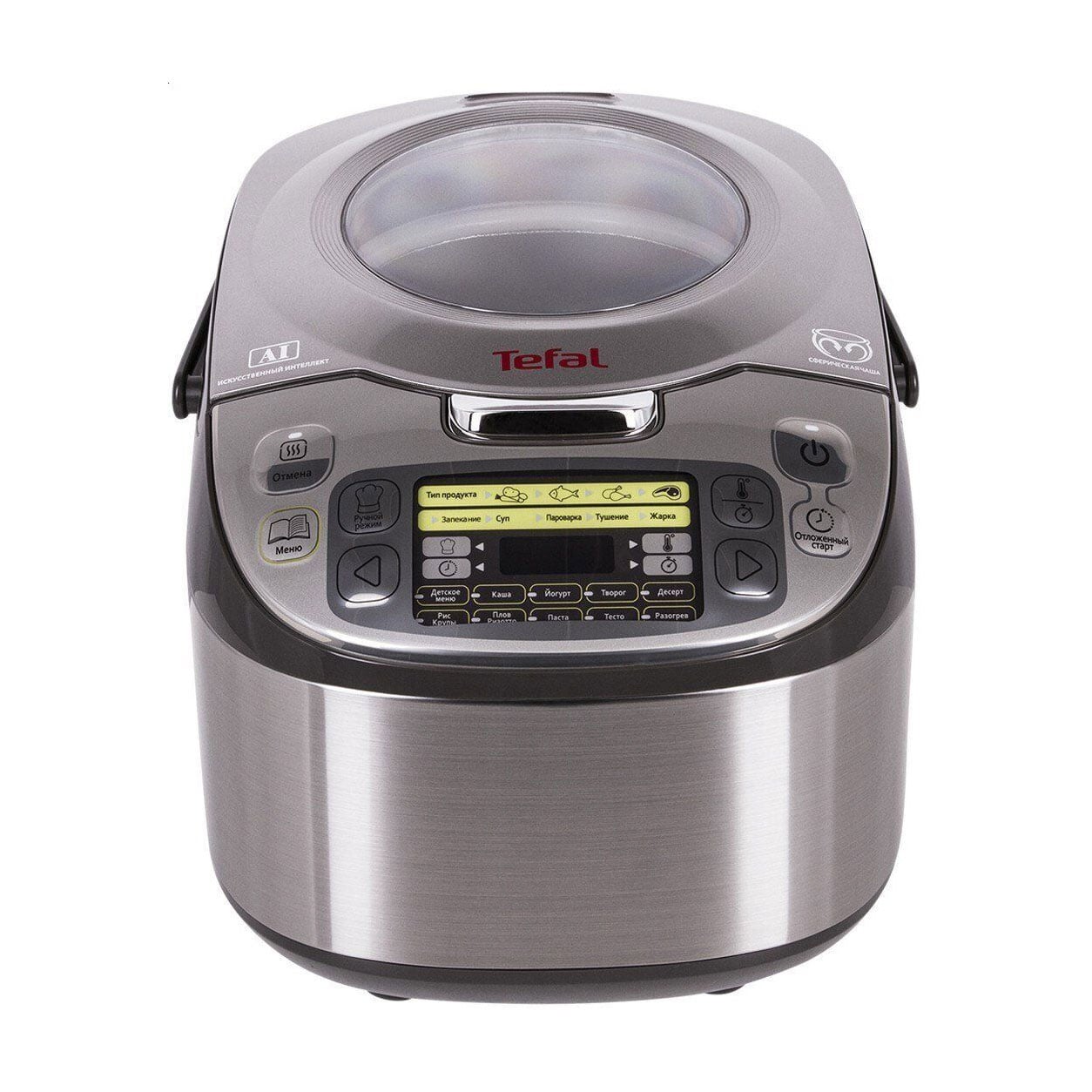 Мультиварка Tefal Fuzzy Logic сіра (RK812B32)