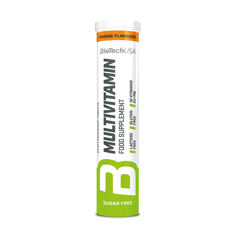 Мультивітамінний комплекс BioTechUSA Multivitamin Effervescent зі смаком апельсину, 20 таблеток