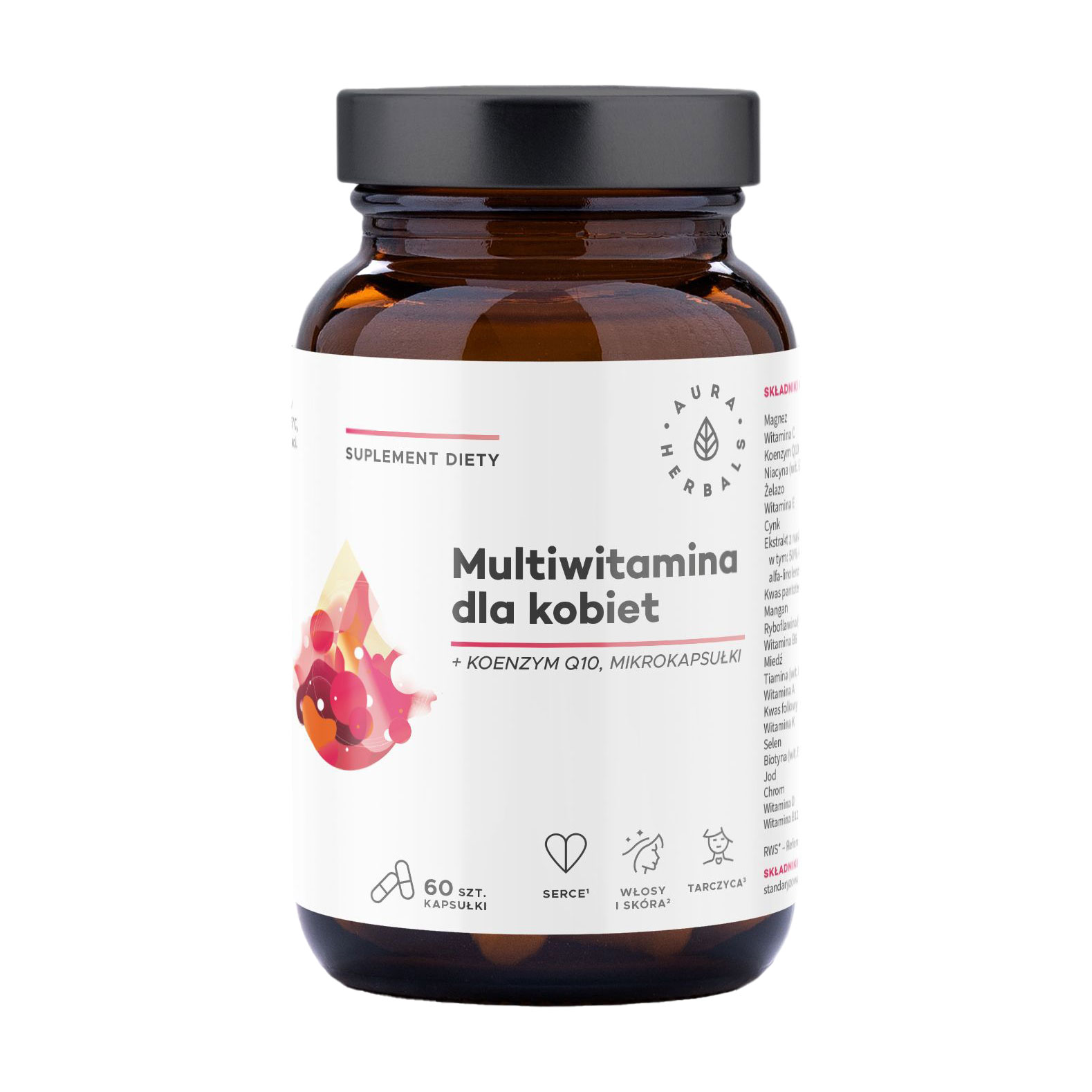 Мультивітаміни для жінок Aura Herbals Multivitamin for Women, 60 капсул