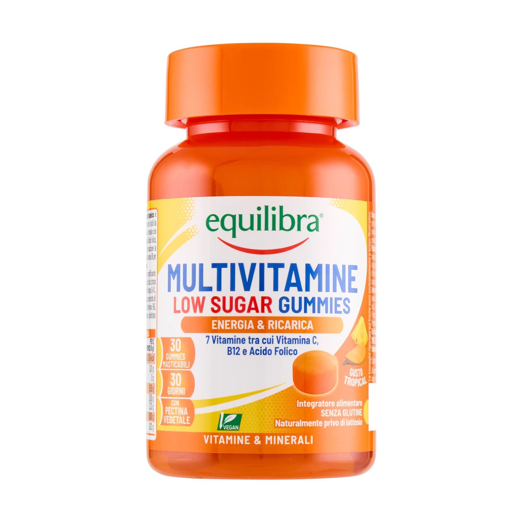 Мультивітаміни equilibra Multivitamine Low Sugar Gummies, 30 жувальних таблеток