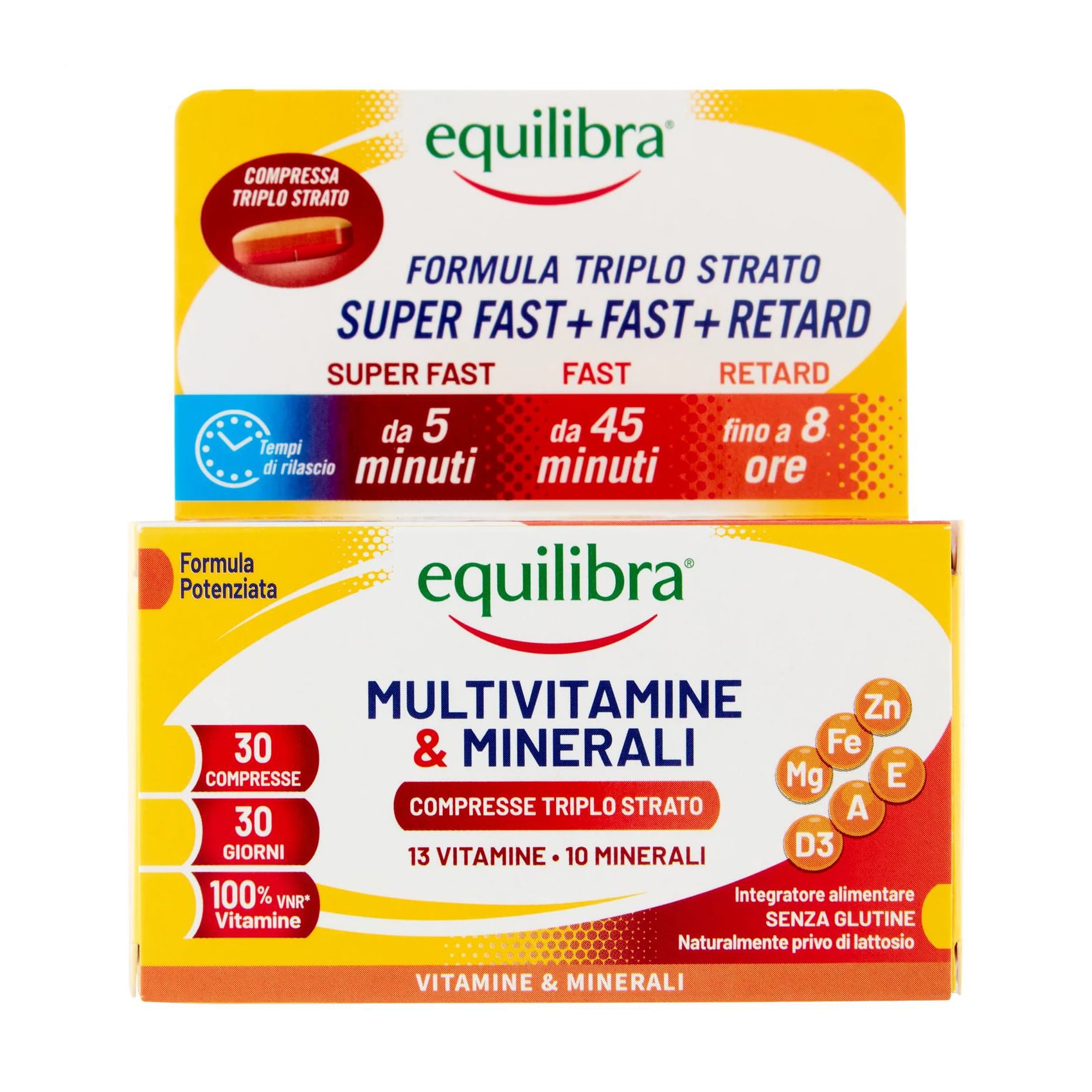 Мультивітаміни та мінерали equilibra Multivitamine &amp; Minerali, 30 таблеток