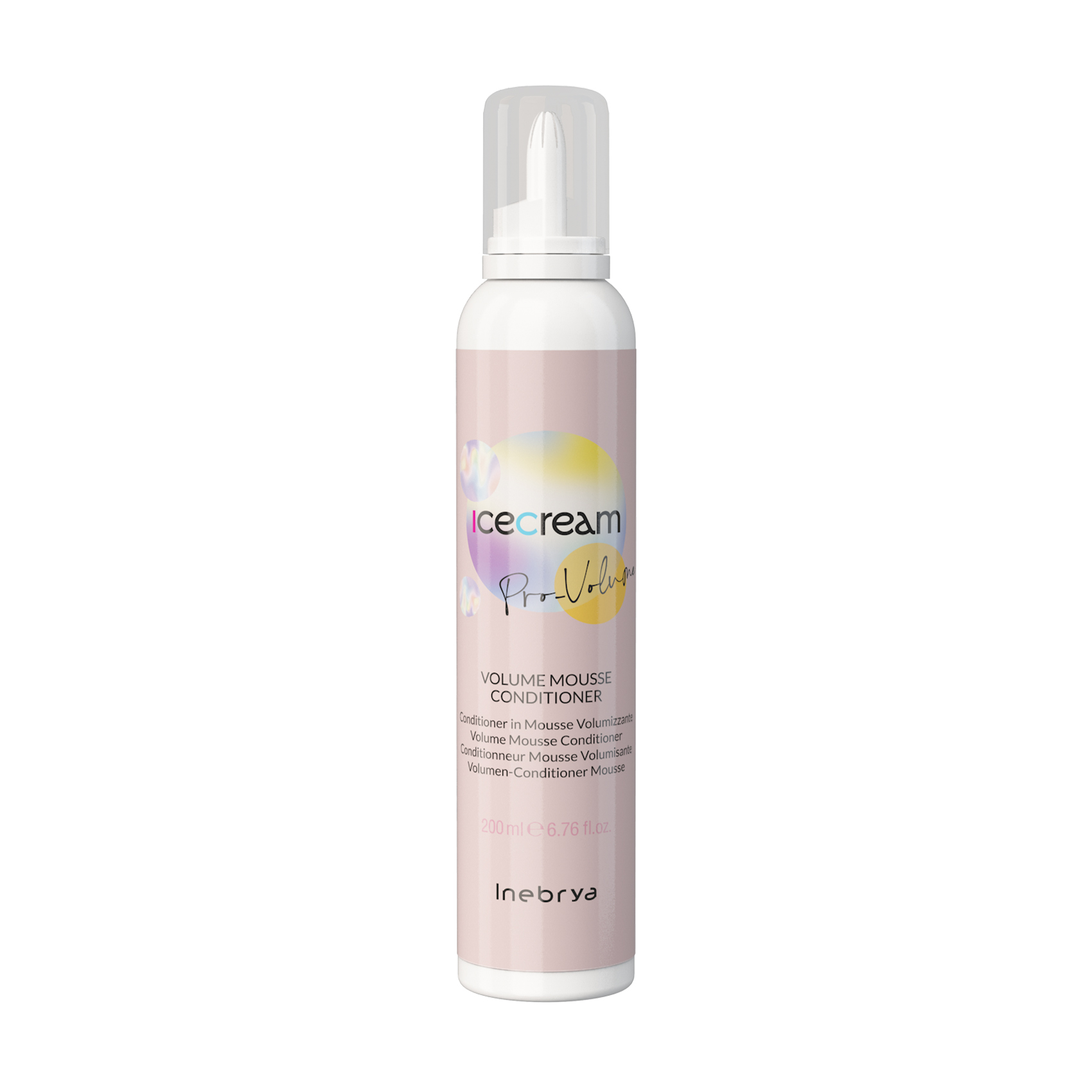 Mус для надання об'єму волоссю Inebrya Ice Cream Pro-Volume Mousse, 200 мл