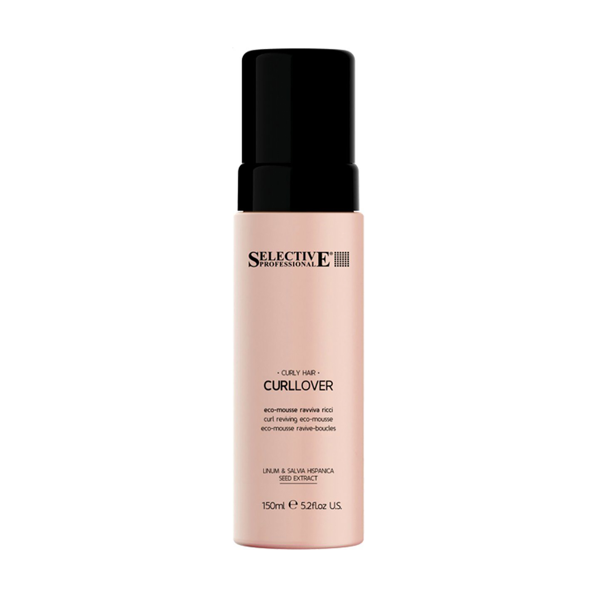 Мус Selective Professional Curllover Curl Reviving Eco-mousse для пожвавлення в'юнкого та хімічно завитого волосся, 150 мл