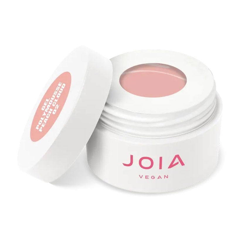 Мусовий акрил-гель для нігтів JOIA vegan Polymousse Gel 02 Peach Cloud, 50 мл