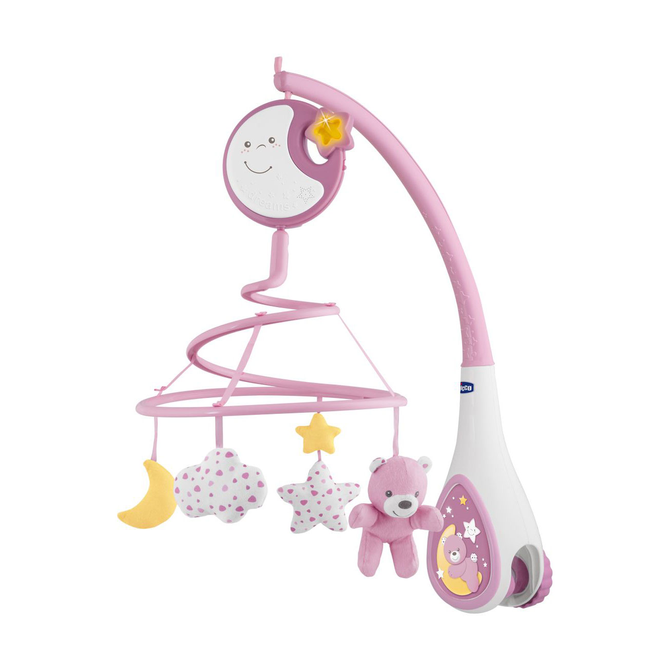 Музичний мобіль Chicco Next2Dreams, рожевий, від народження (07627.10)
